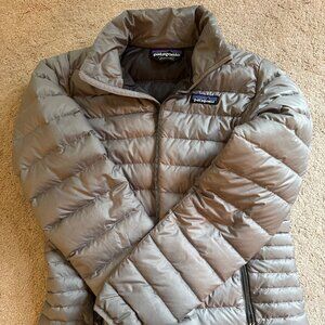 Womens Grey Patagonia Puffer